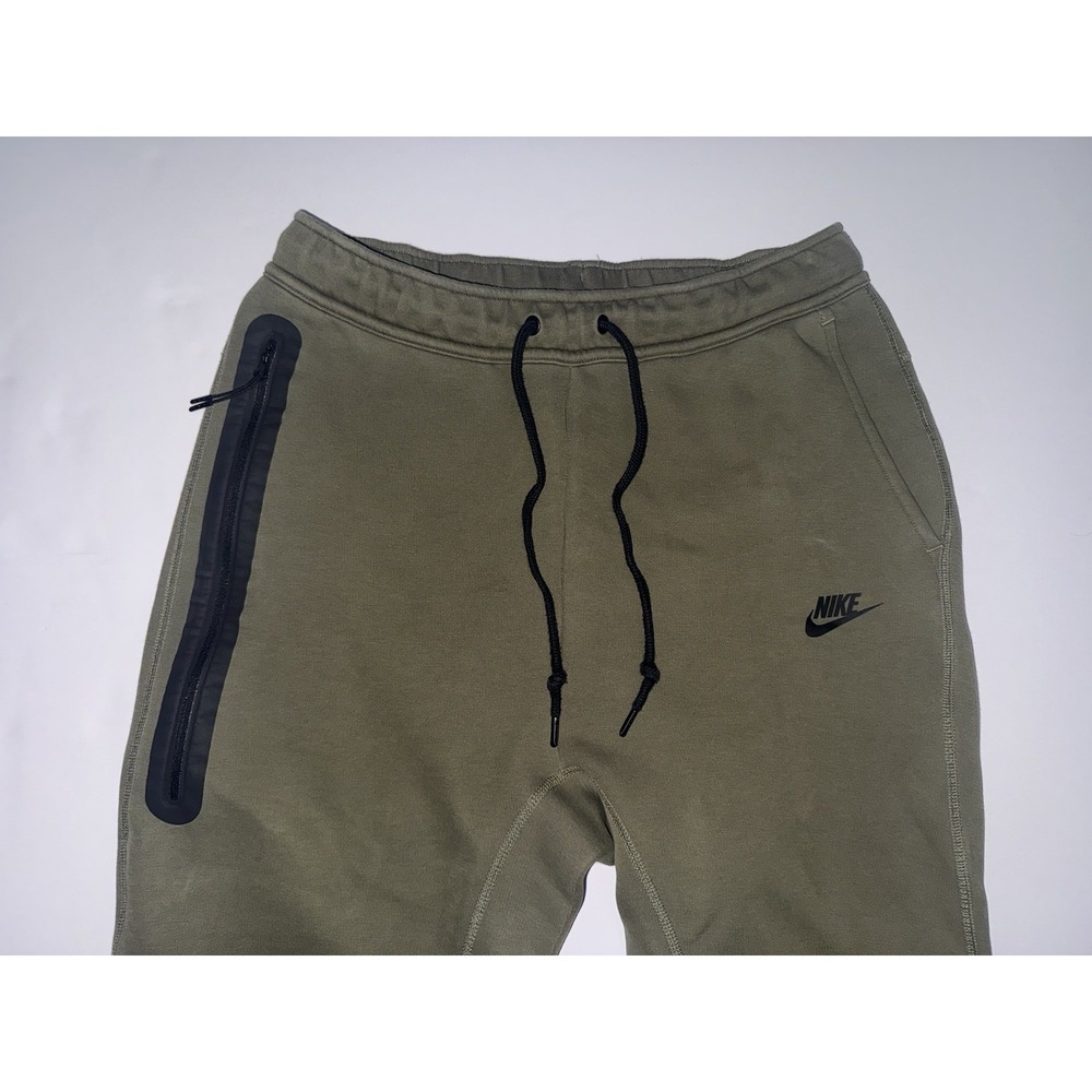Nike Tech Fleece Jogger Pants Mens Sz M Olive Green Sweatpants FB8002-222